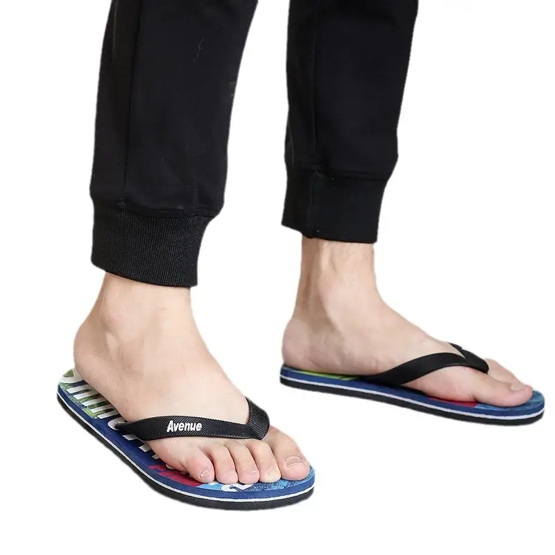 Hawaiian style flip-flops men's summer flip-flops popular fashion casual outdoor beach slippers men's sandals men's - Image 10