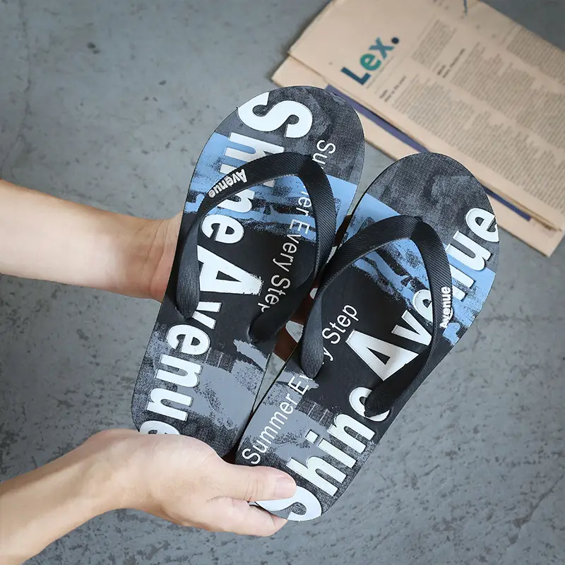 Hawaiian style flip-flops men's summer flip-flops popular fashion casual outdoor beach slippers men's sandals men's