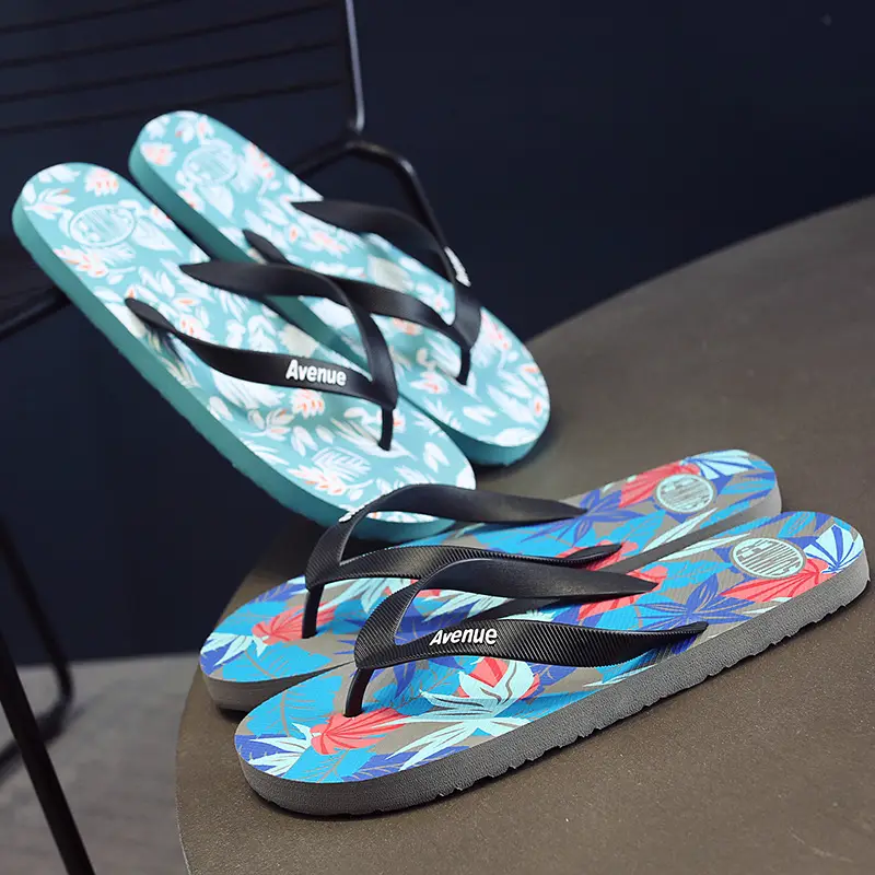 Slippers men's summer flip flops outdoor wear non-slip casual men's outdoor beach shoes flip-flops Korean style trendy internet red slippers