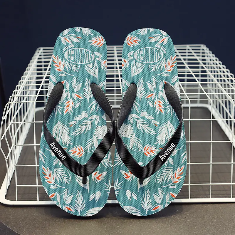 Slippers men's summer flip flops outdoor wear non-slip casual men's outdoor beach shoes flip-flops Korean style trendy internet red slippers