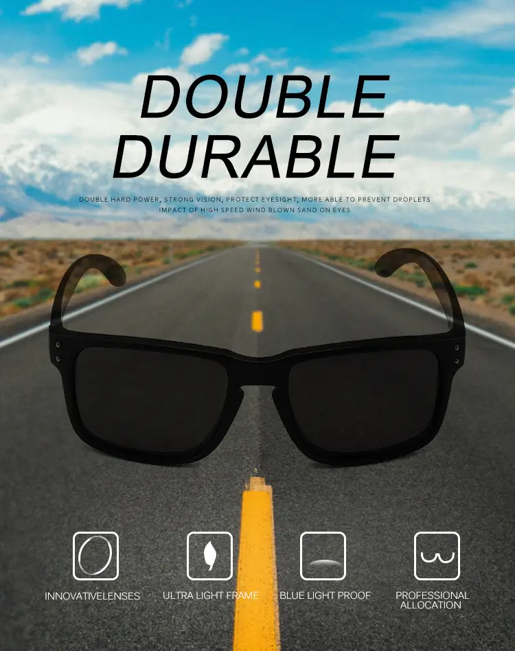 Polarized Sunglasses for Men Women with Blue Mirror Finish β feature 8