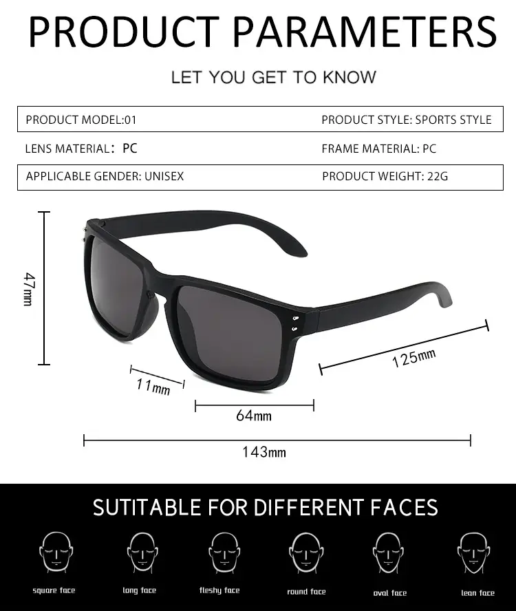 Polarized Sunglasses for Men Women with Blue Mirror Finish β feature 9