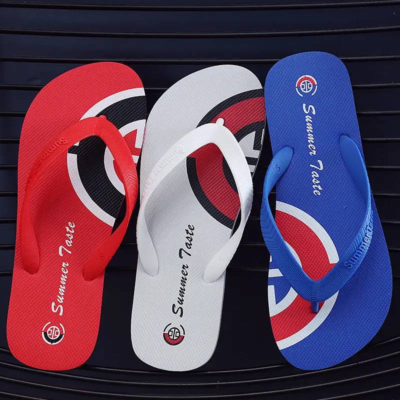 Red Summer Fashion Flip Flops Women's Slippers