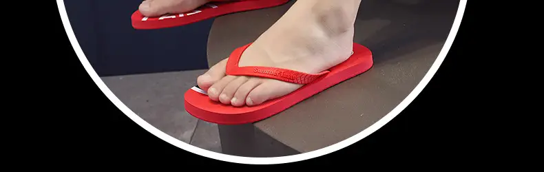 Red Summer Fashion Flip Flops Women's Slippers — feature 16