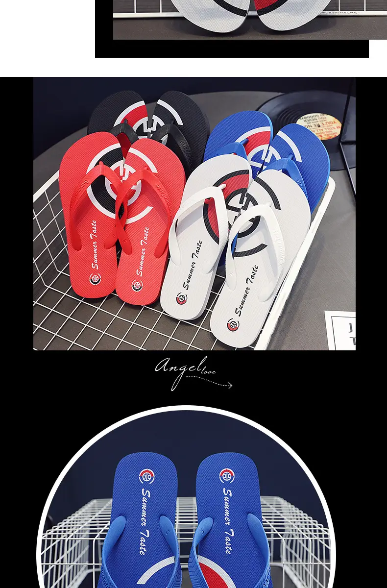 Red Summer Fashion Flip Flops Women's Slippers — feature 9