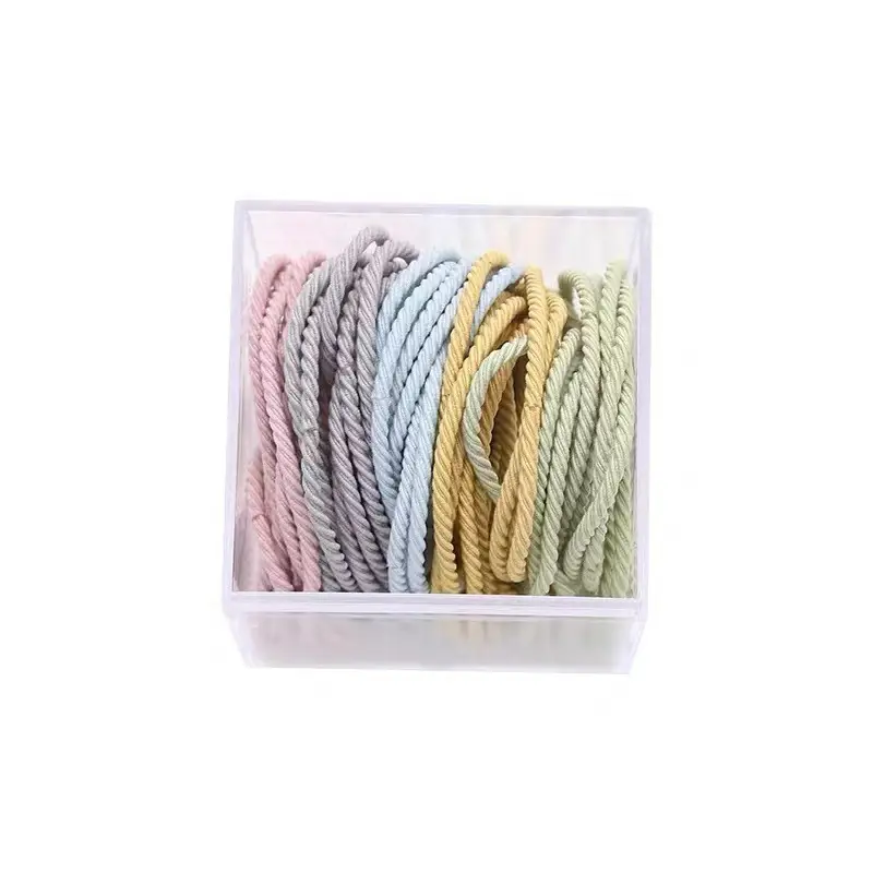 New Rubber Band All-Match Head Rope Autumn Winter High Elastic Durable Ponytail Rubber Band Girls Tie Head Hair Accessories Wholesale
