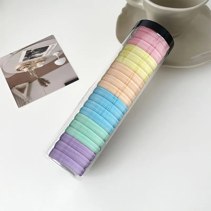 New Rubber Band All-Match Head Rope Autumn Winter High Elastic Durable Ponytail Rubber Band Girls Tie Head Hair Accessories Wholesale