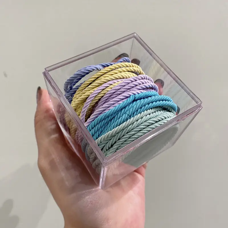New Rubber Band All-Match Head Rope Autumn Winter High Elastic Durable Ponytail Rubber Band Girls Tie Head Hair Accessories Wholesale