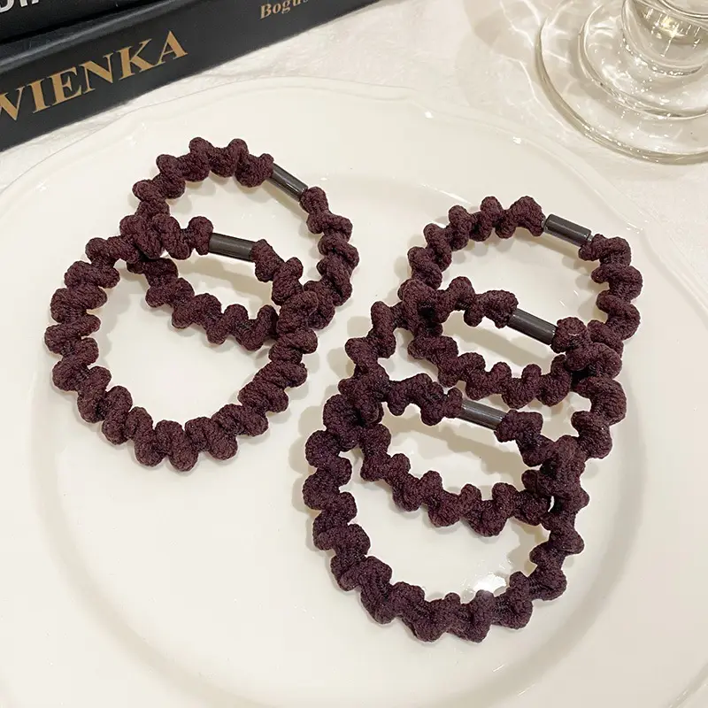 New Rubber Band All-Match Head Rope Autumn Winter High Elastic Durable Ponytail Rubber Band Girls Tie Head Hair Accessories Wholesale