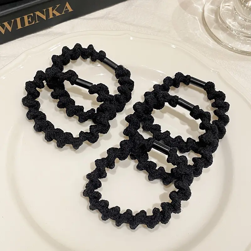 New Rubber Band All-Match Head Rope Autumn Winter High Elastic Durable Ponytail Rubber Band Girls Tie Head Hair Accessories Wholesale