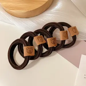 New Rubber Band All-Match Head Rope Autumn Winter High Elastic Durable Ponytail Rubber Band Girls Tie Head Hair Accessories Wholesale