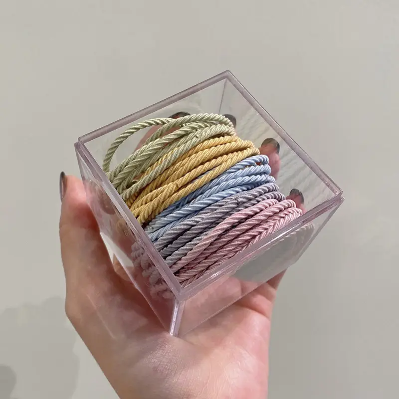 New Rubber Band All-Match Head Rope Autumn Winter High Elastic Durable Ponytail Rubber Band Girls Tie Head Hair Accessories Wholesale