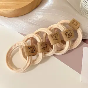 New Rubber Band All-Match Head Rope Autumn Winter High Elastic Durable Ponytail Rubber Band Girls Tie Head Hair Accessories Wholesale