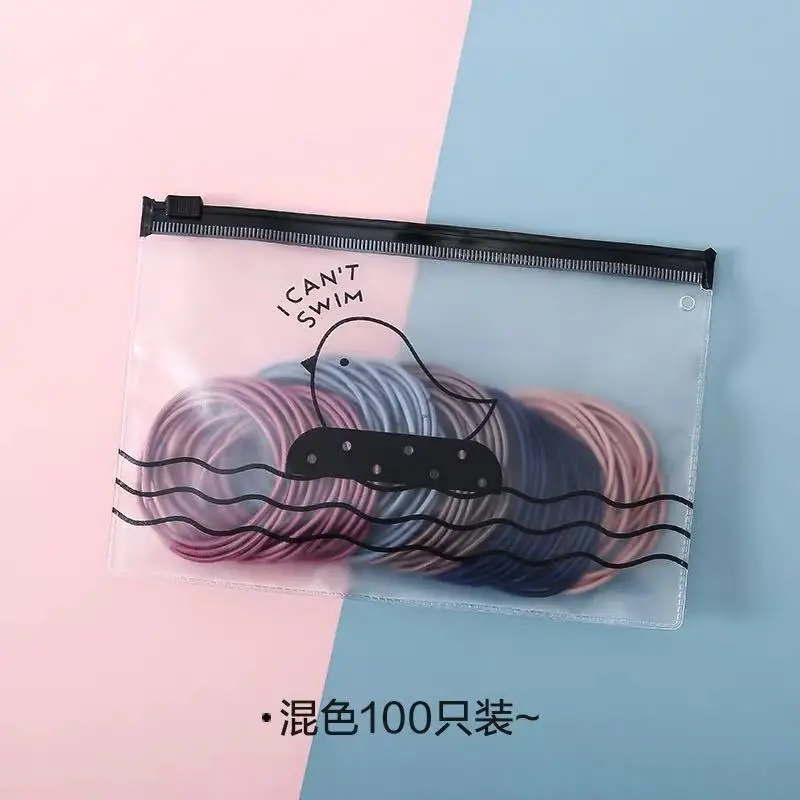 New Rubber Band All-Match Head Rope Autumn Winter High Elastic Durable Ponytail Rubber Band Girls Tie Head Hair Accessories Wholesale