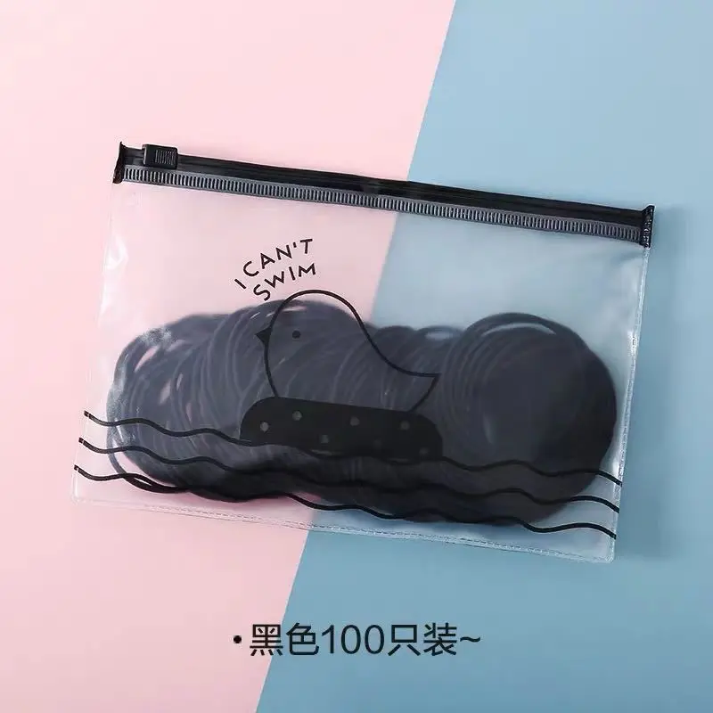 New Rubber Band All-Match Head Rope Autumn Winter High Elastic Durable Ponytail Rubber Band Girls Tie Head Hair Accessories Wholesale