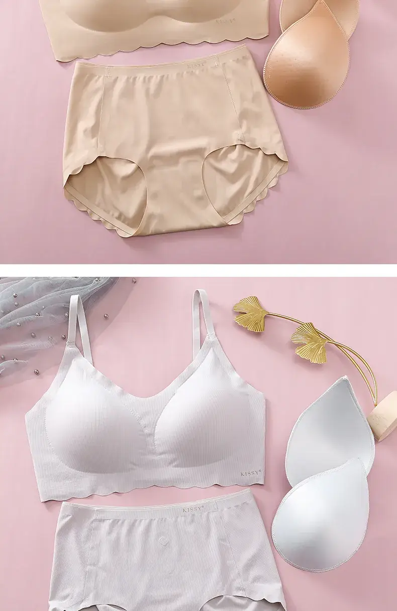Women's Seamless Sling Bra with Latex Coaster — feature 14