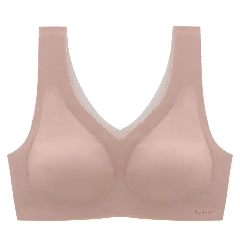 Beige Seamless Bra & Underwear Set for Women - Image 8