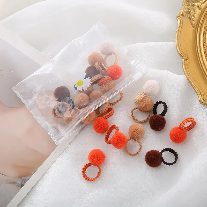 Children's Plush Ball Hair Bands for Girls — feature 11