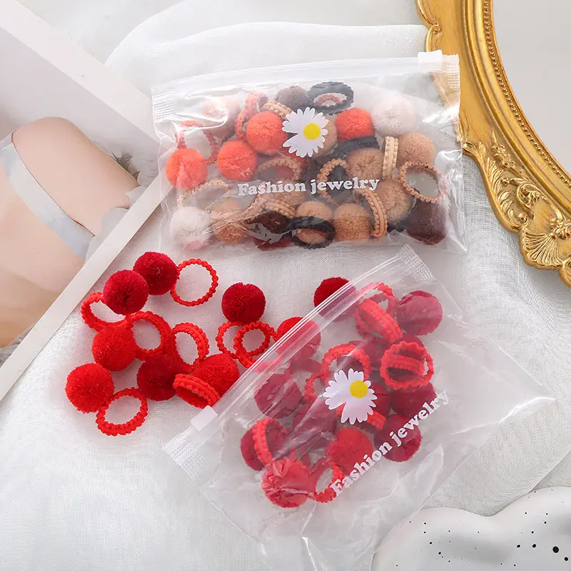 Children's Plush Ball Hair Bands for Girls — feature 5