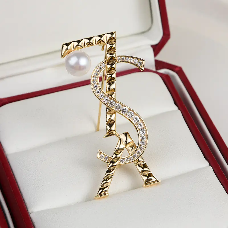 Dream Crystal Butterfly Brooch with Pearl for Women - Image 4