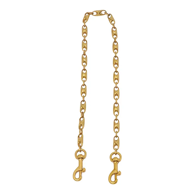 H-35 Gold Chain Messenger Bag with Adjustable Clasp