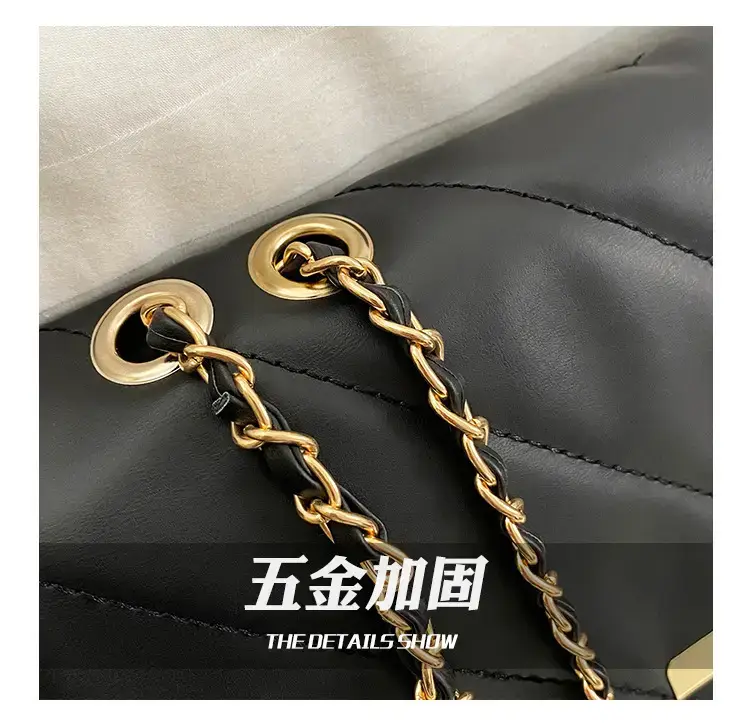 White Quilted Shoulder Bag for Women Autumn Winter 2023 — feature 13
