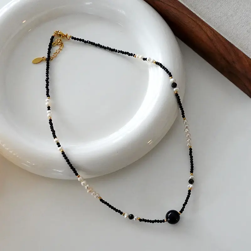 Dunhuang New Chinese Style Necklace Women's Beaded Natural Stone Agate High-grade Woolen Chain Red Stacked Antique Clavicle Chain - Image 42