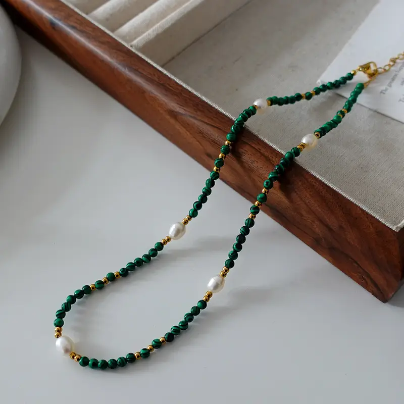 Dunhuang New Chinese Style Necklace Women's Beaded Natural Stone Agate High-grade Woolen Chain Red Stacked Antique Clavicle Chain - Image 44