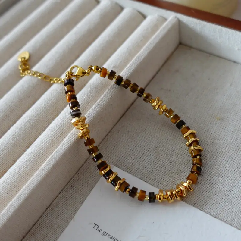Dunhuang New Chinese Style Necklace Women's Beaded Natural Stone Agate High-grade Woolen Chain Red Stacked Antique Clavicle Chain - Image 57