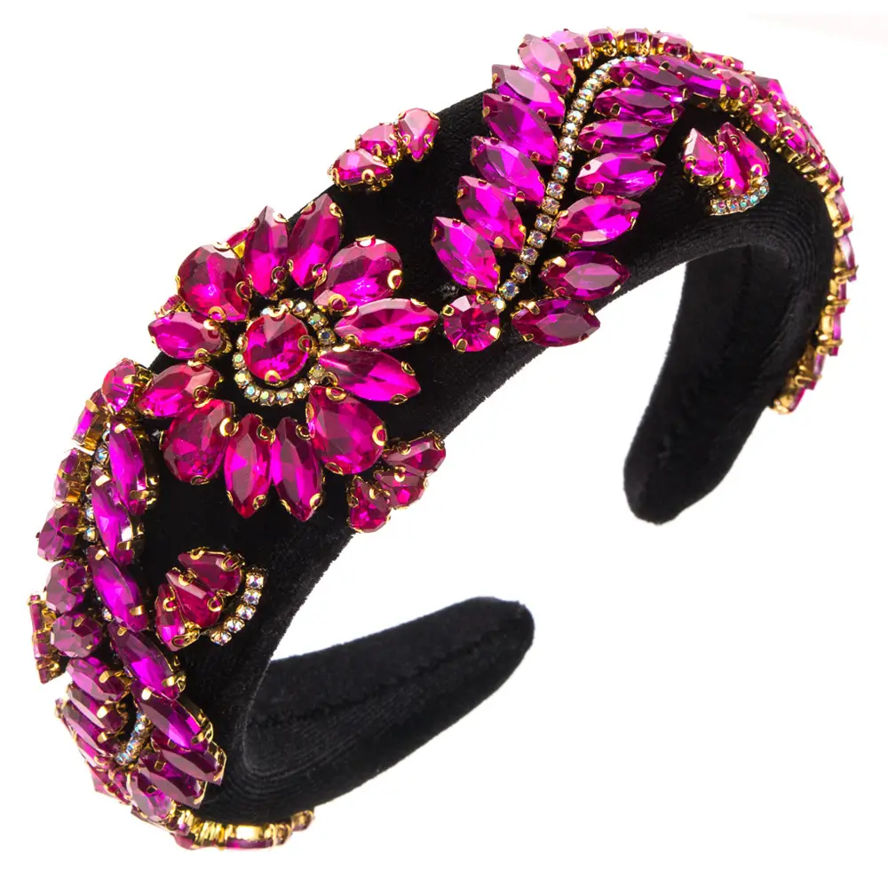 Cross-Brand Baroque Crystal Headband for Women - Image 9
