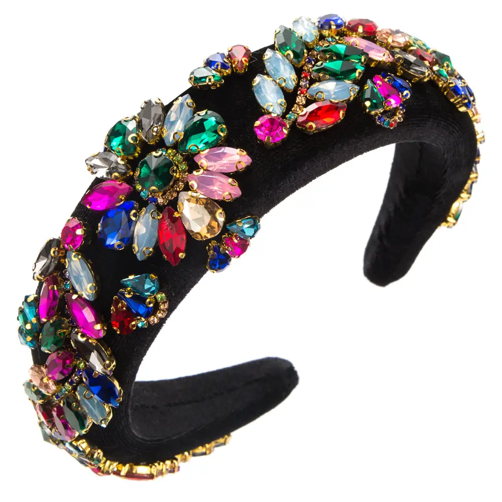 Cross-Brand Baroque Crystal Headband for Women - Image 2