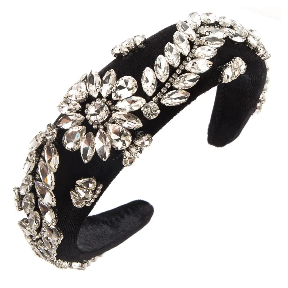 Cross-Brand Baroque Crystal Headband for Women - Image 4
