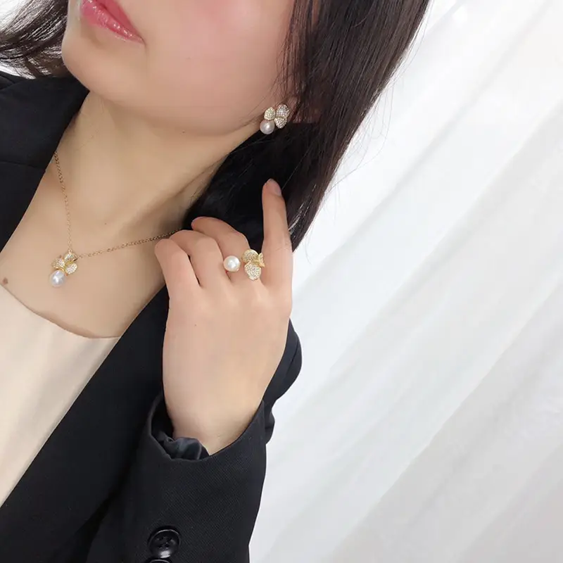 珍珠三件套