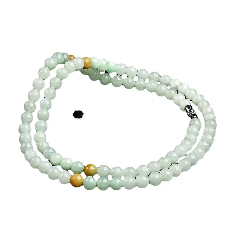 8mm Jade Necklace Bracelet Green Gold Multi Color Wholesale