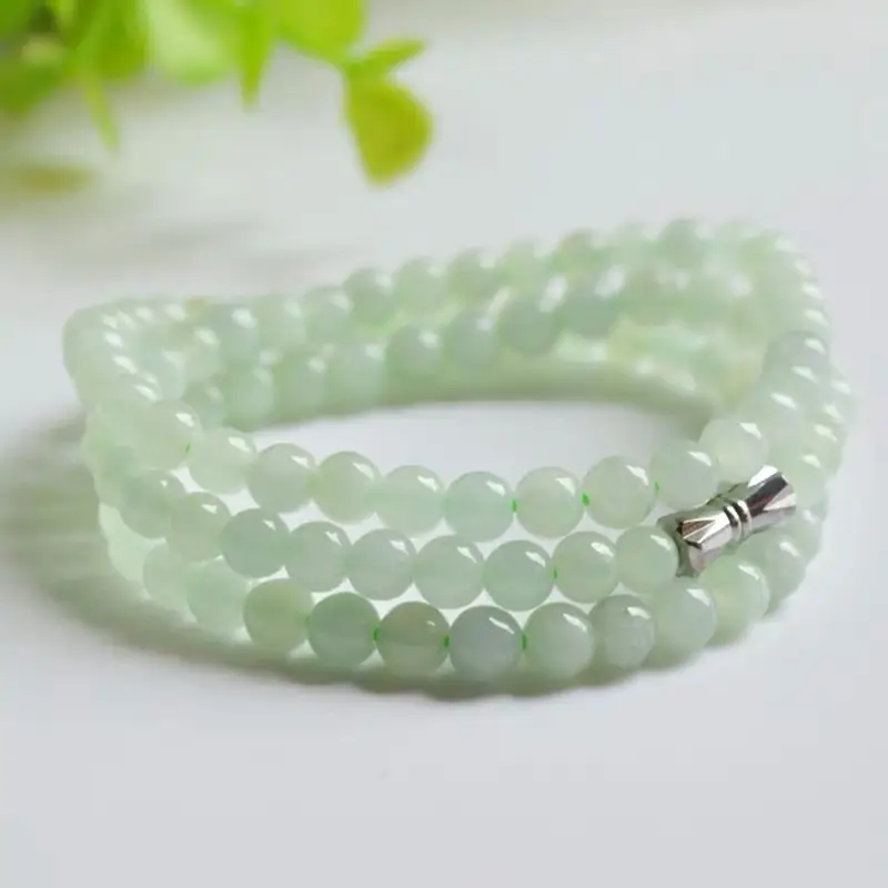 8mm Jade Necklace Bracelet Green Gold Multi Color Wholesale