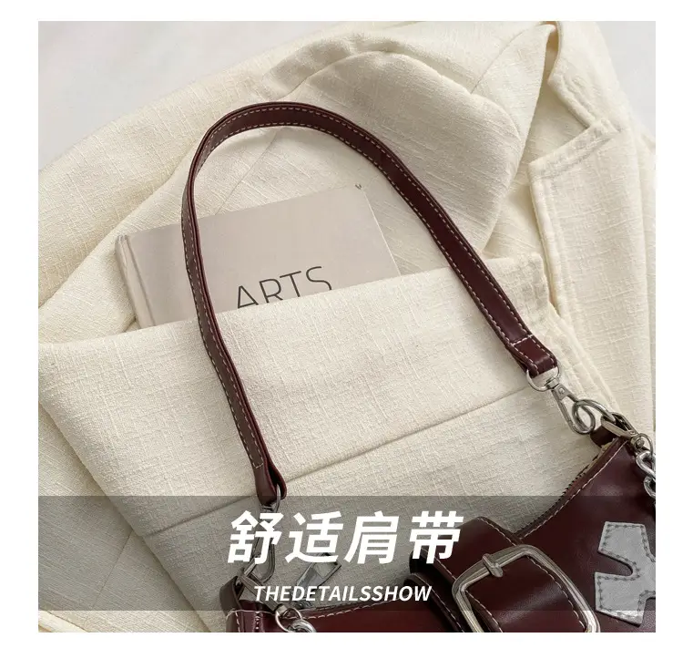 Black Cross Chain Shoulder Bag for Women 2023 — feature 4