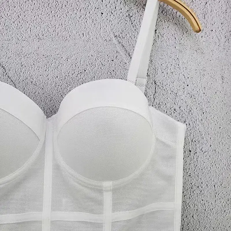 Red Fishbone Push Up Bra Underwear Sling Women - Image 7