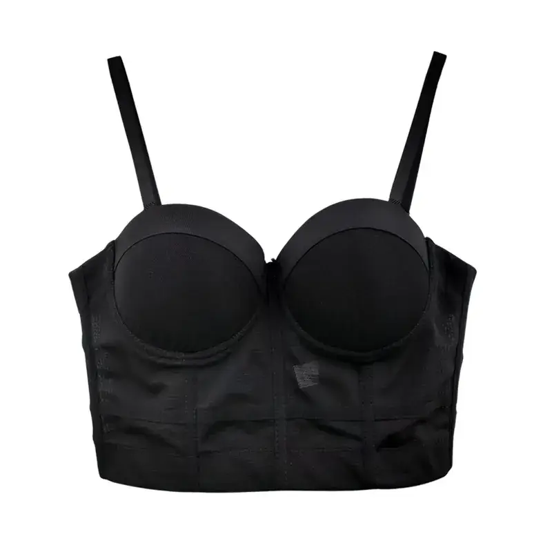 Red Fishbone Push Up Bra Underwear Sling Women - Image 8