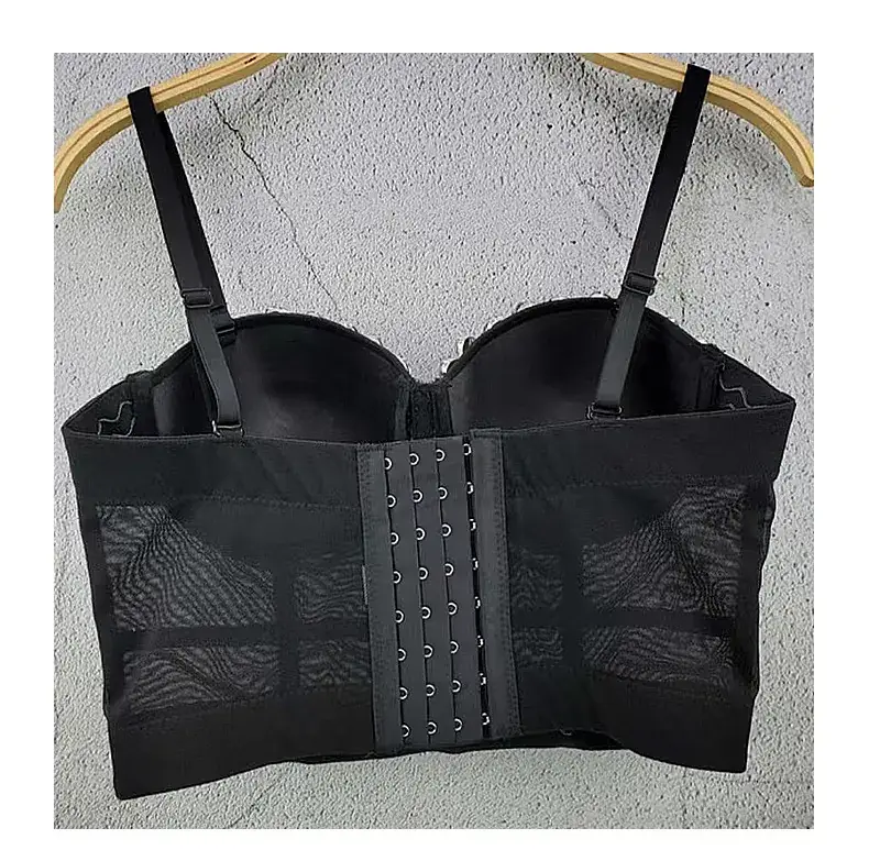 Red Fishbone Push Up Bra Underwear Sling Women — feature 12
