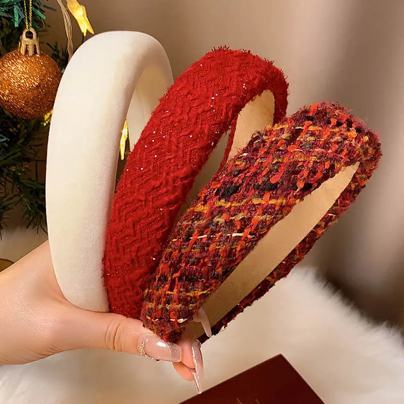 Red Velvet New Year Headband for Women 2024 - Image 22