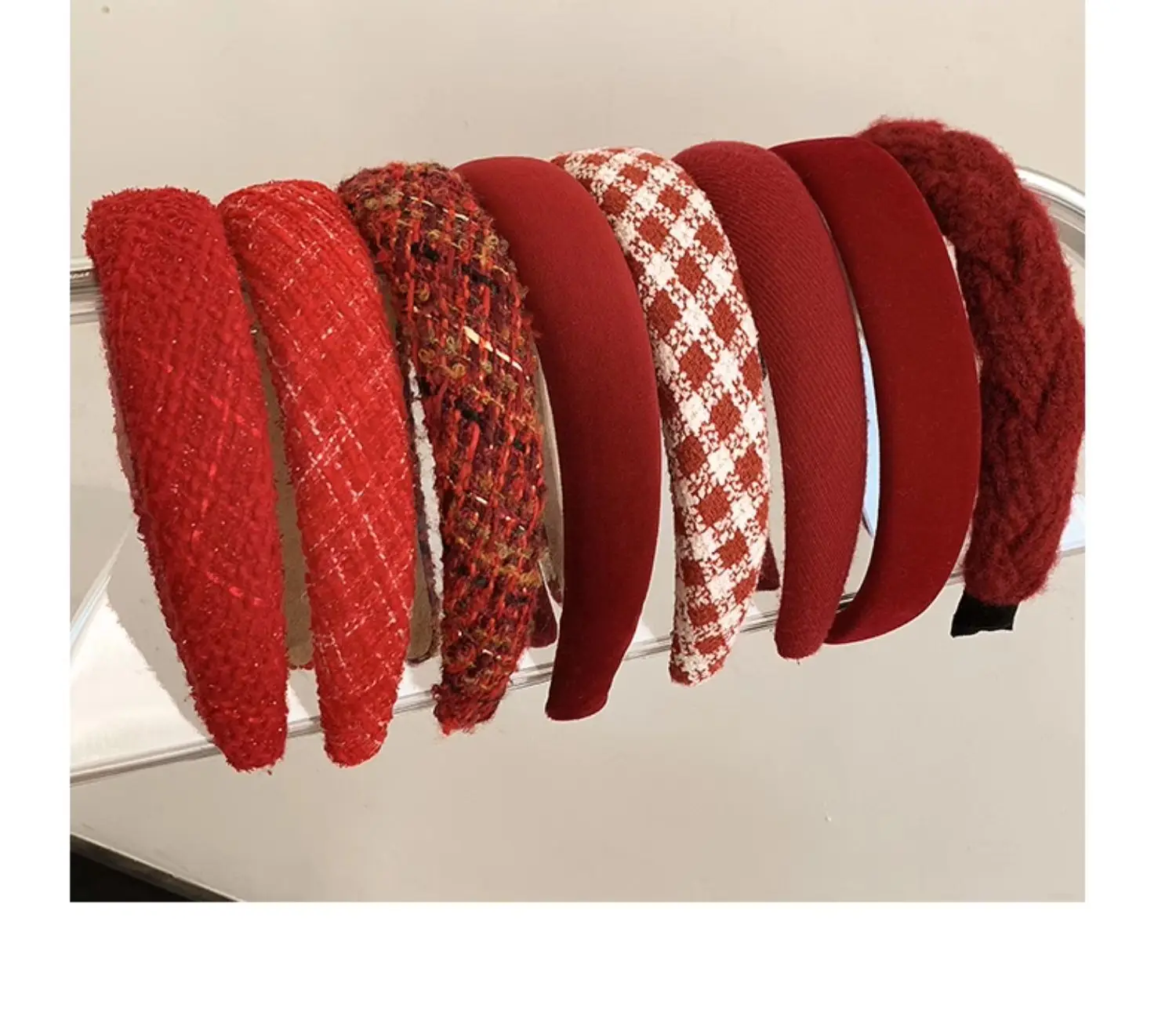 Red Velvet New Year Headband for Women 2024 — feature 2