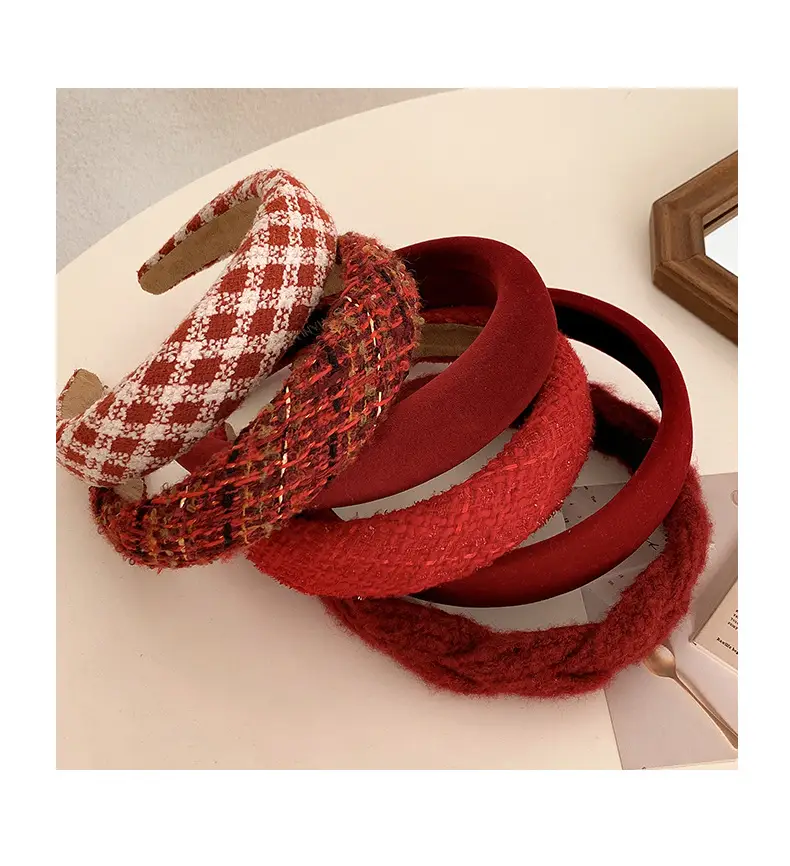 Red Velvet New Year Headband for Women 2024 — feature 3