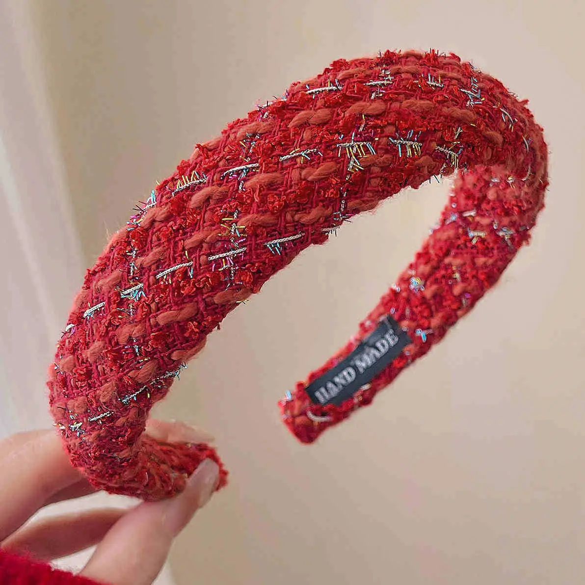 Red Velvet New Year Headband for Women 2024 - Image 7