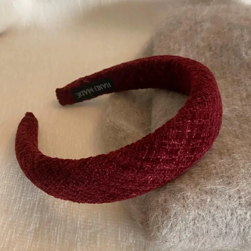 Red Velvet New Year Headband for Women 2024 - Image 8