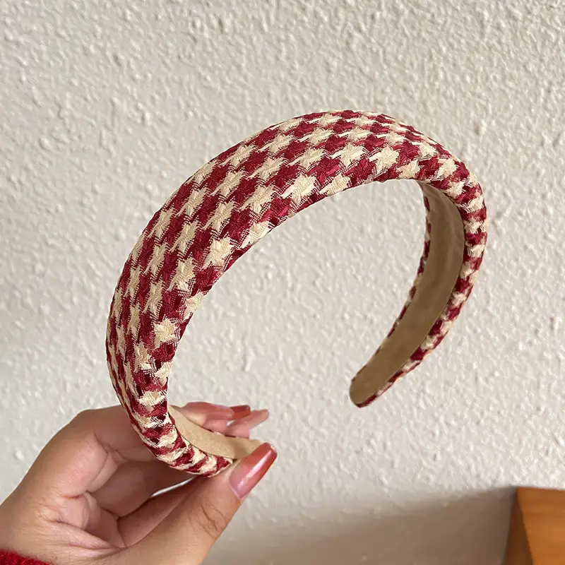 Red Velvet New Year Headband for Women 2024 - Image 10