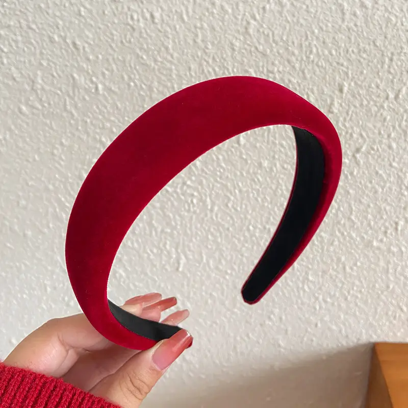 Red Velvet New Year Headband for Women 2024 - Image 16