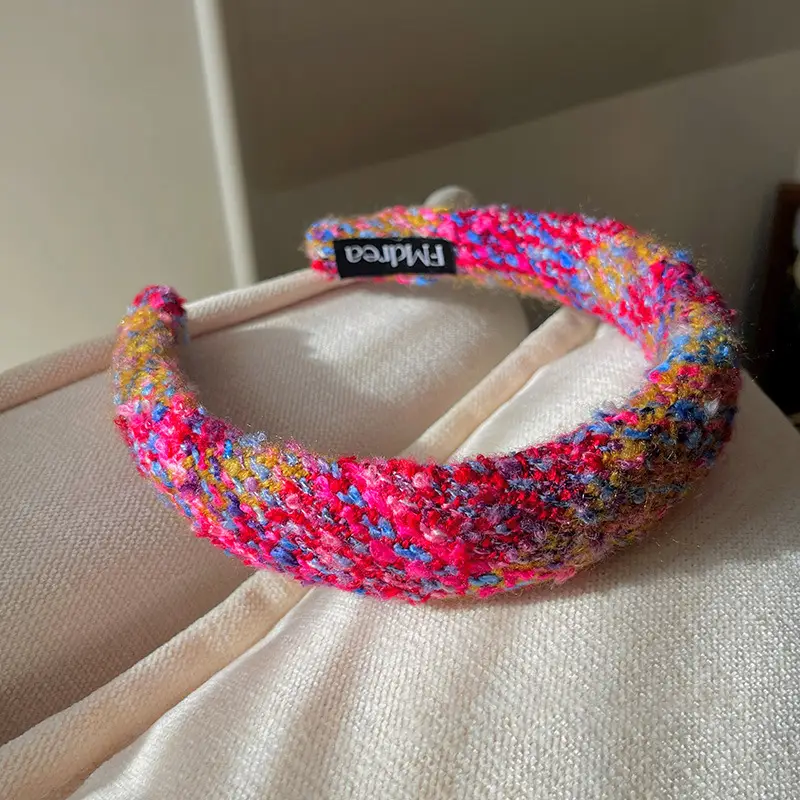 Red Velvet New Year Headband for Women 2024 - Image 3