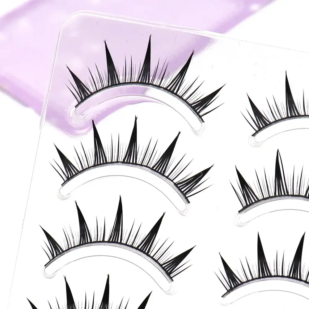 Black Thick False Eyelashes for Big Eyes - Image 10