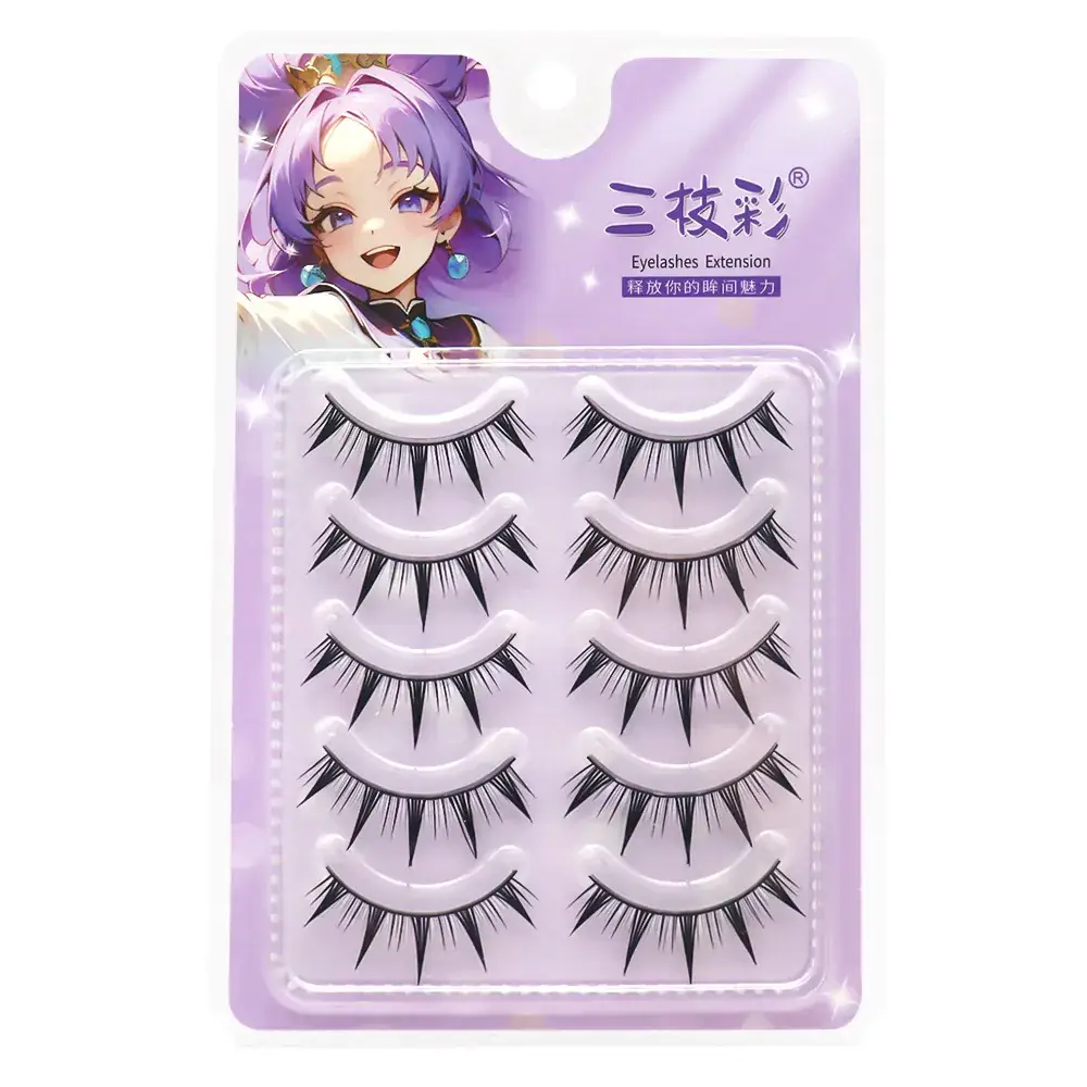 Black Thick False Eyelashes for Big Eyes - Image 12