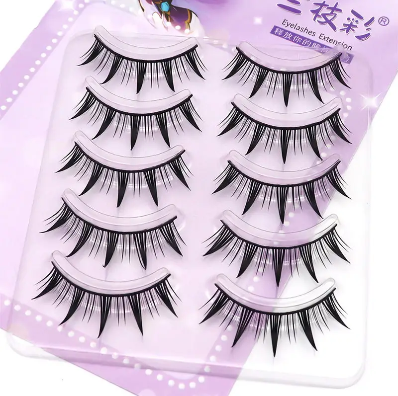 Black Thick False Eyelashes for Big Eyes — feature 7